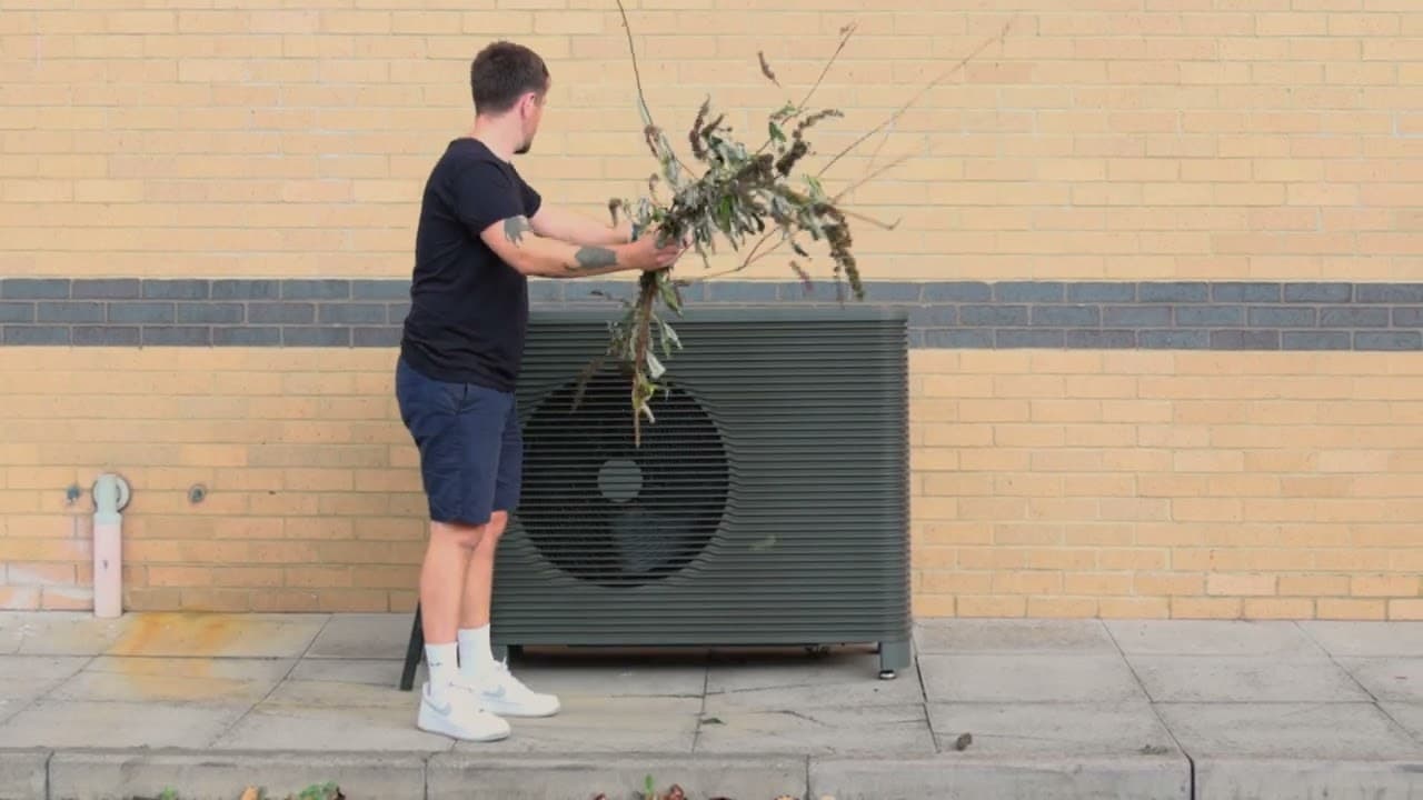 Video thumbnail - Get your heat pump winter ready - Remove clutter from around your heat pump